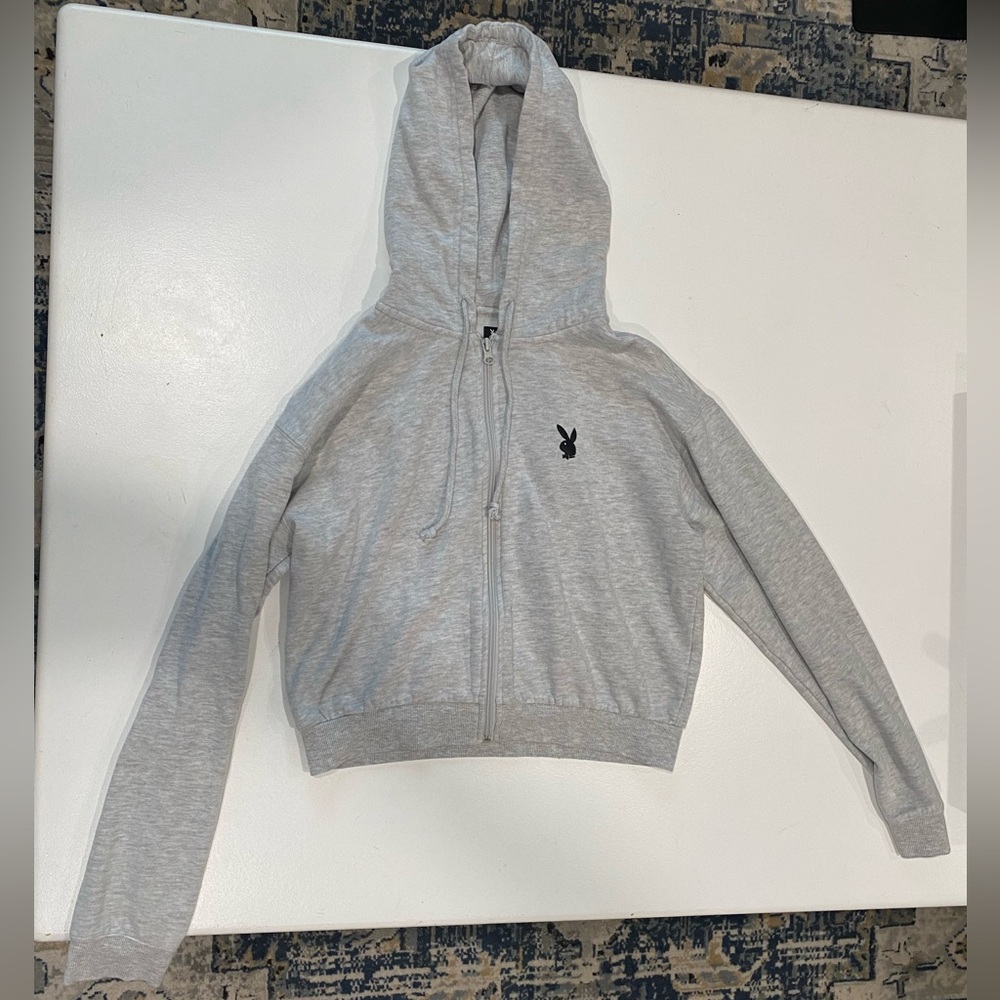grey playboy zip-up!
